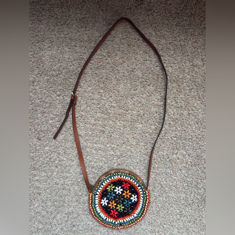 Colorful Beaded Patricia Nash Crossbody Bag